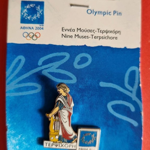 Olympic pins Athens 2004 Muses new, set of 9
