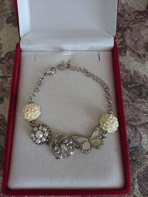 Bracelet summer from Accessorize like new, silver
