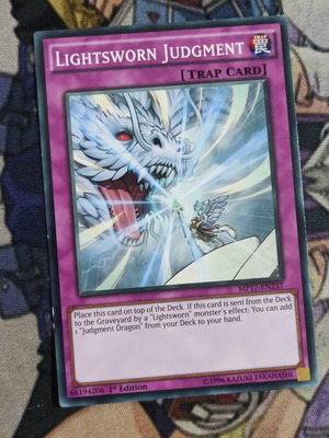 Lightsworn Judgment Normal Trap κάρτα σαν καινούργιο