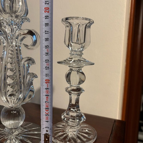Crystal candlesticks like new