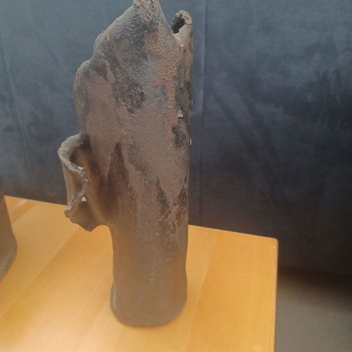 Ceramic designer vase used, 32 cm height