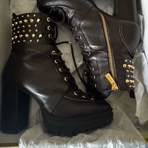 Michael Michael Kors Yvonne brown ankle boots, size 40