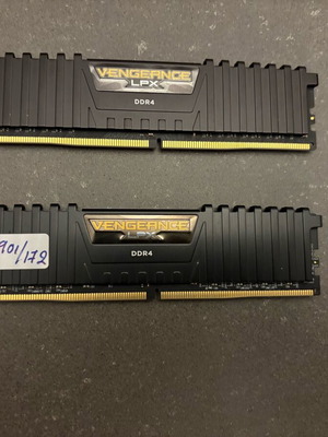 Corsair DDR4 RAM 16GB 2x8 σαν καινούριες