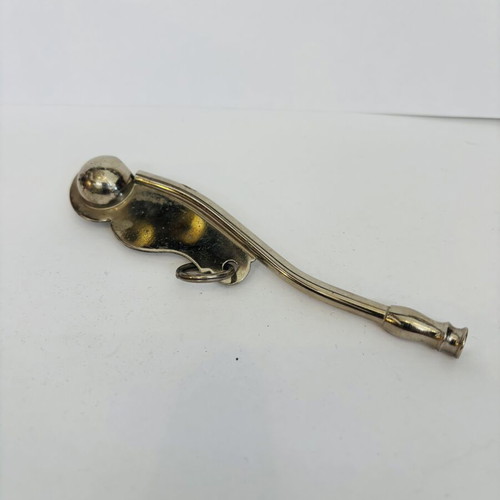 Vintage Boatswain Whistle used, collectible nautical bosun's call pipe
