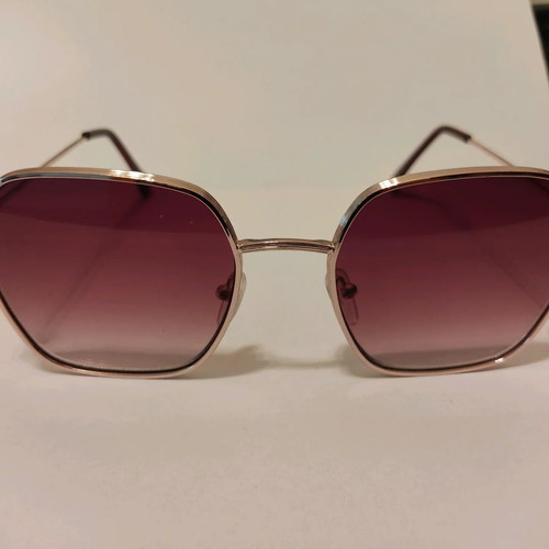 Enzo sunglasses brown gradient new with gold frame