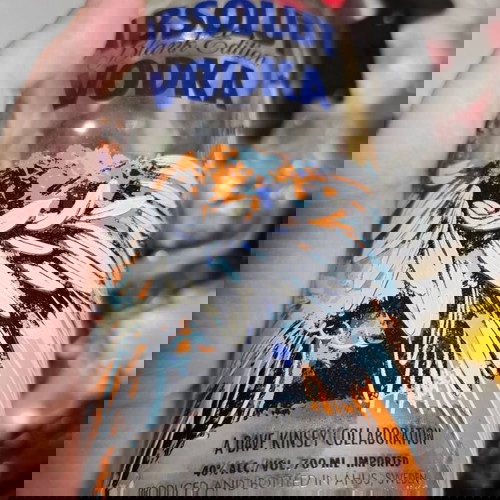 Συλλεκτικό μπουκάλι Absolut Vodka Dave Kinsey "Beautifully Rough" Global Limited Edition.