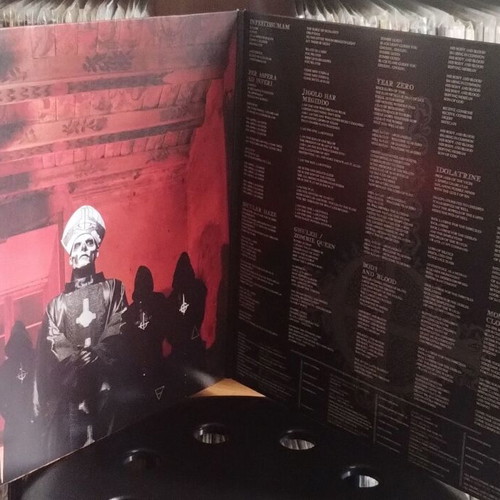 Ghost B.C. Infestissumam 2013 LP red vinyl near mint signed