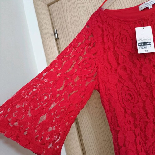 Red lace dress Peacocks new, size XL