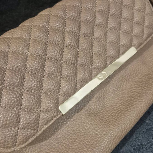 Carpisa shoulder bag used, beige and brown