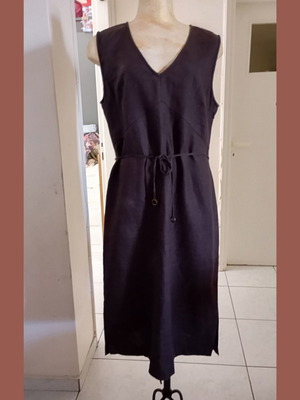In Wear λινό φόρεμα μεταχειρισμένο, νούμερο 42, σοκολατί