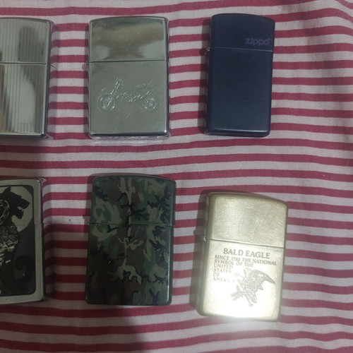Zippo lighters used, pack