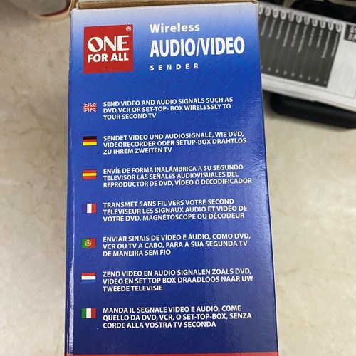 One For All SV 1715 wireless audio/video sender used