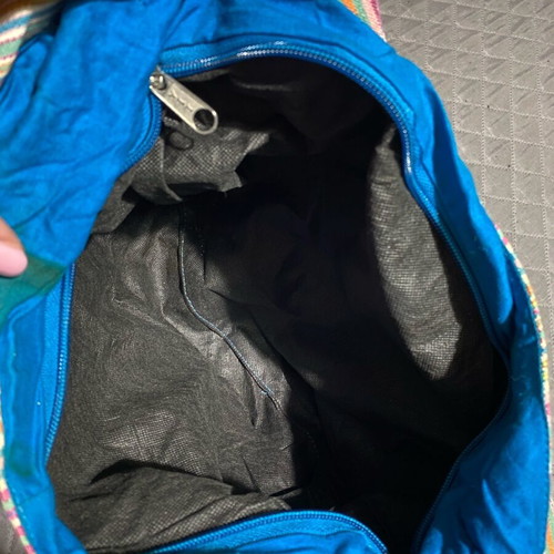Shoulder bag used, colorful and spacious