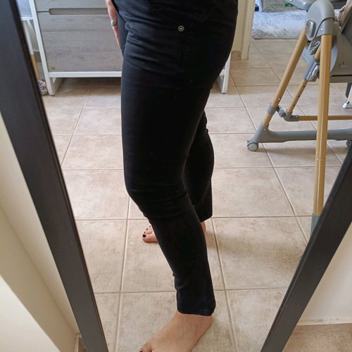 Women's pants used, black, size L