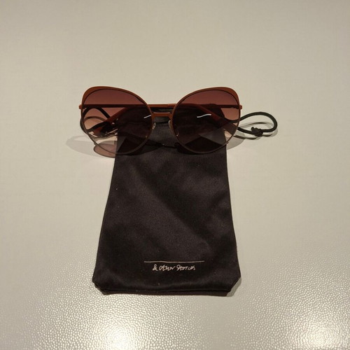 &Other Stories sunglasses new with gradient lenses 6x6 cm brown