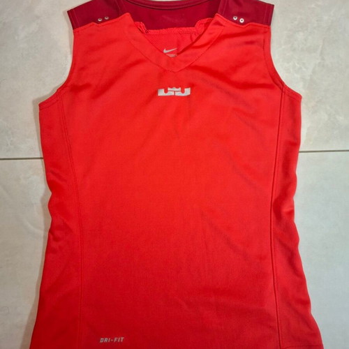Nike LeBron James kids' sleeveless Dri-Fit shirt XS 6-8 years