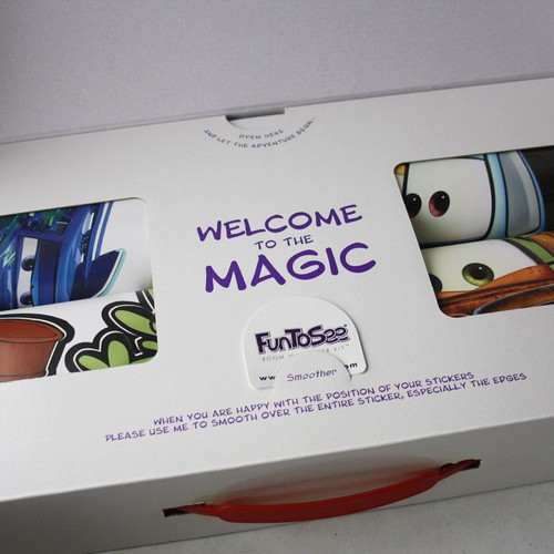 Cars 48 large wall stickers make over kit FunToSee 2007 new