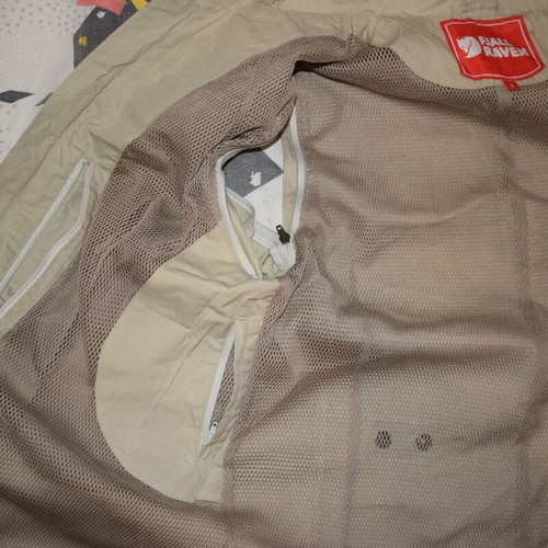 Fjallraven 2in1 G-1000 women's jacket and vest, size S, beige