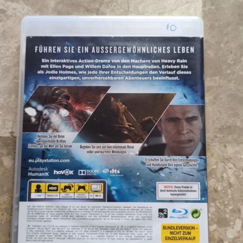 Beyond Two Souls PS3 used