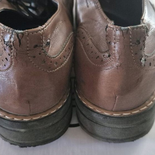 Pair of shoes used, size 36.5, black and brown, 2 pairs