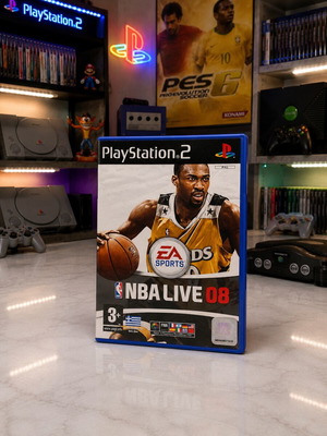 NBA Live 08 παιχνίδι για PlayStation 2 μεταχειρισμένο, πλήρες με manual