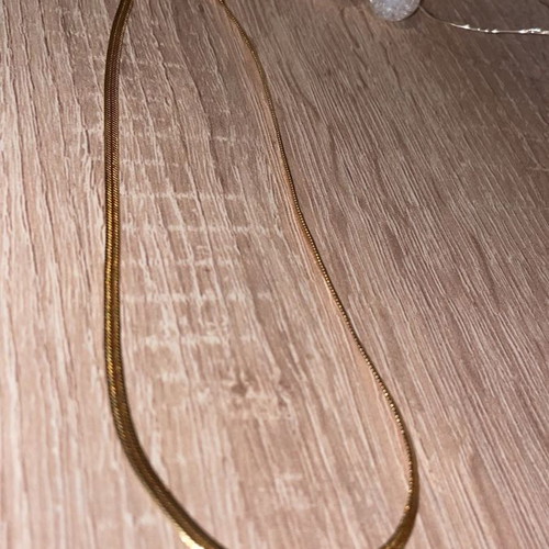 Gold snake necklace new