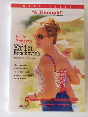 Erin Brockovich DVD like new, drama biography with subtitles