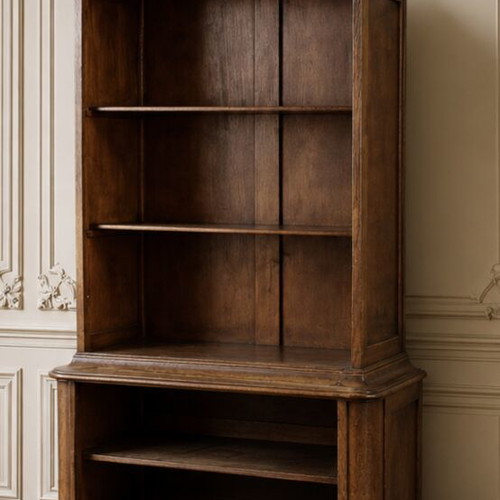 Solid Oak Antique Bookcase circa 1900 used