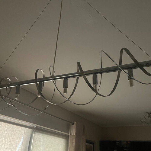 Living room ceiling lights modern, like new with unique design