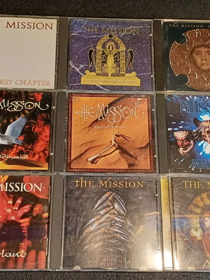 The Mission discography 1986-2001, 9 used CDs, rock