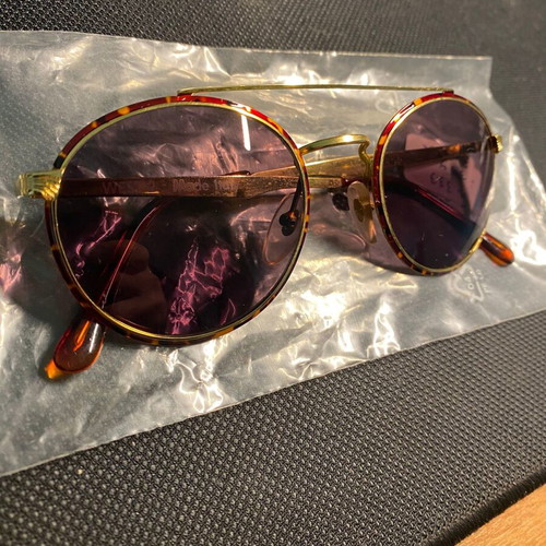 Saint Louis sunglasses new, Italian, brown and gold