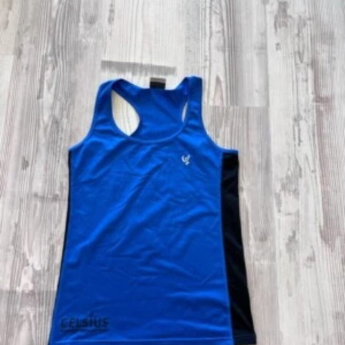Freddy Diwo Tank Top Activewear Gym Celsius Size Medium Blue Like New