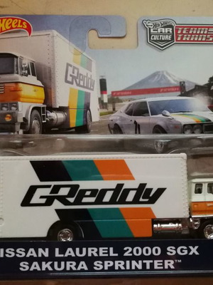 Hot Wheels Team Transport Nissan Laurel premium καινούργιο