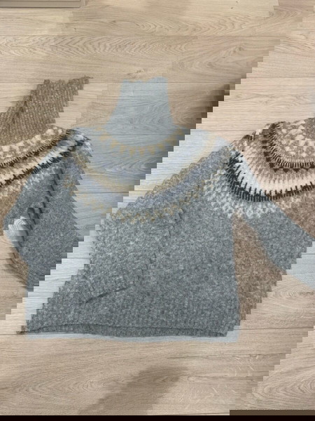 H&M πλεκτή μπλούζα
