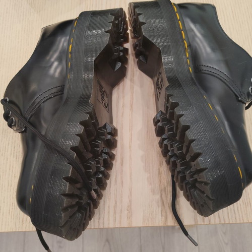 Dr. Martens Quad Platform shoes, size 38, black
