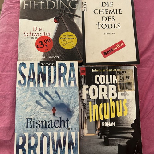 German books used, set of 4