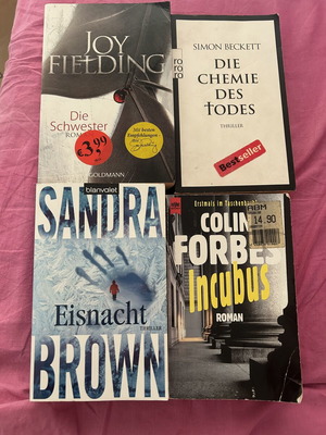 German books used, set of 4