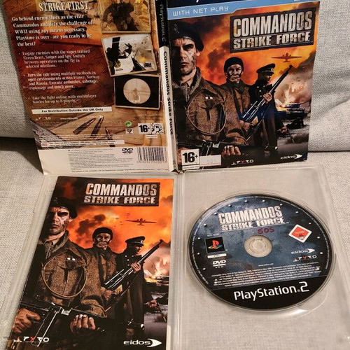 Commandos Strike Force PS2 used in excellent condition
