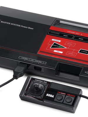 Sega Master System console used