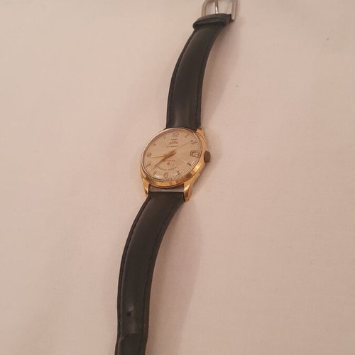 SW SOTO Tropical Special 21 Jewels watch used, men's, gold color