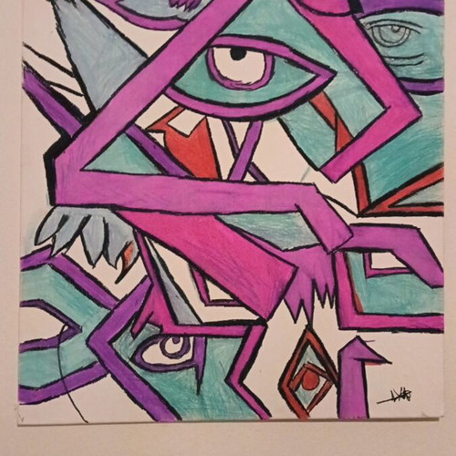 Modern technique painting new