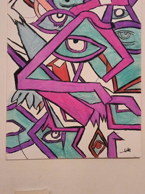 Modern technique painting new