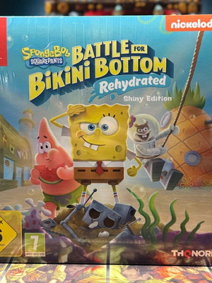 SpongeBob SquarePants Battle for Bikini Bottom Shiny Edition Nintendo Switch new sealed