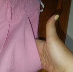 Zara ροζ φαρδύ παντελόνι σαν καινούργιο, μέγεθος L