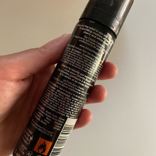Charlie Revlon deodorant empty packaging used