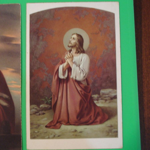Jesus Christ postcards used, set of 3