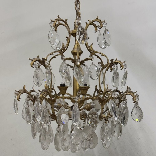 Crystal chandeliers Czech style, set
