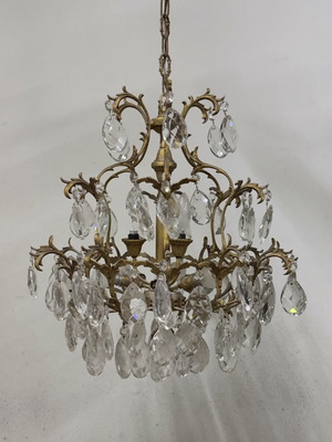 Crystal chandeliers Czech style, set