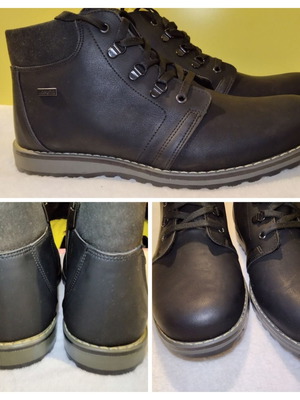Laguna anatomical men's boots new, genuine leather, size 44, black