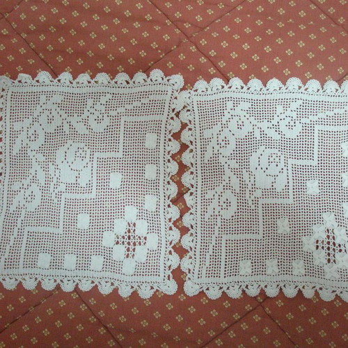 Doilies new, white, handmade crochet, pack of 8 pieces